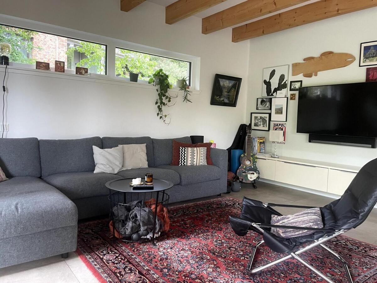 Modernes Holzhaus Im Skandinavischen Stil Mit Sauna, Garten Und 2 Katzen نوردرستيدت المظهر الخارجي الصورة