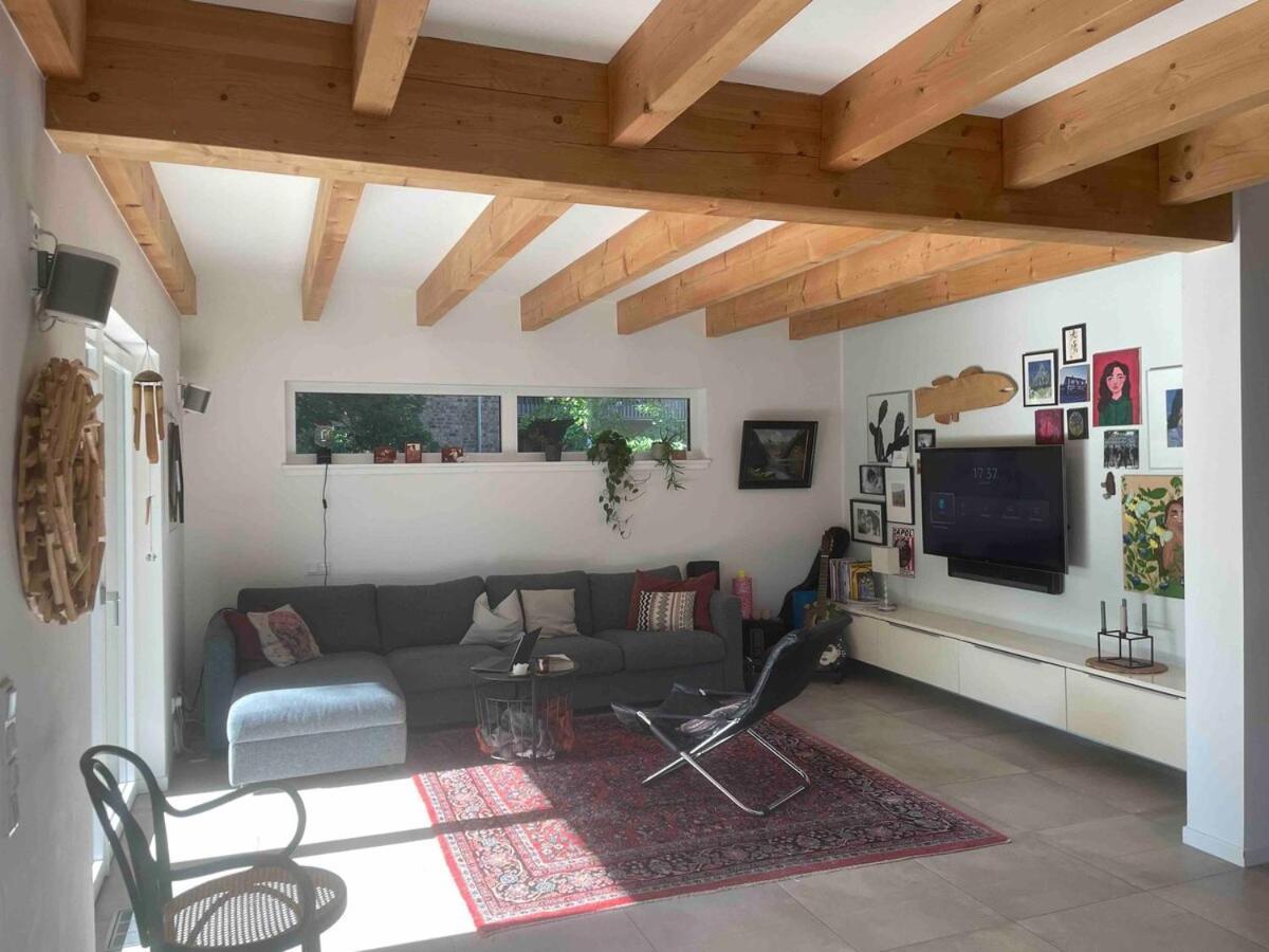 Modernes Holzhaus Im Skandinavischen Stil Mit Sauna, Garten Und 2 Katzen نوردرستيدت المظهر الخارجي الصورة